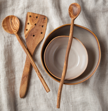 Olive Wood Wavy Spoon