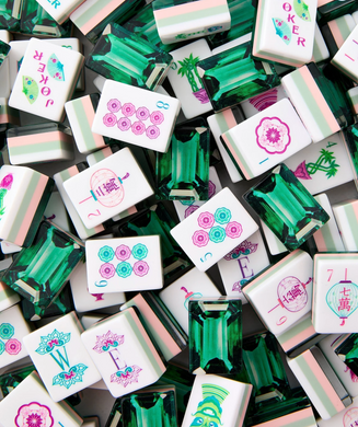 Emerald Mahjong Tiles