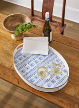 Pomegranate Enameled Olivia Tray 14x20