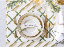 Classic Moss Banner Table Accent