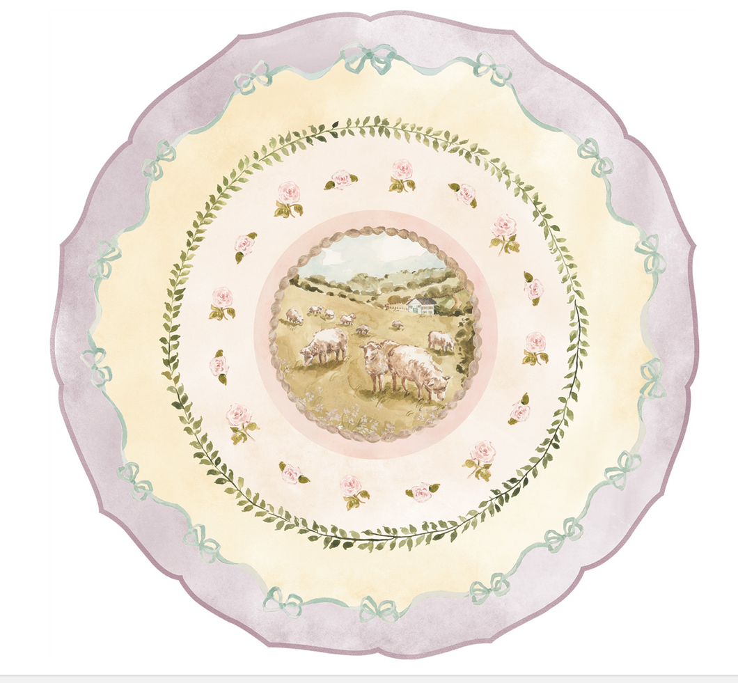 Die-cut Spring Meadow Placemat