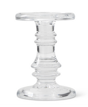 Short Glass Candleholders