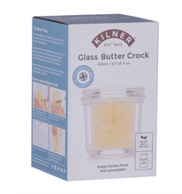 Glass Butter Crock