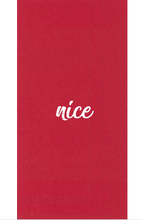 Naughty and Nice Guest ToweL