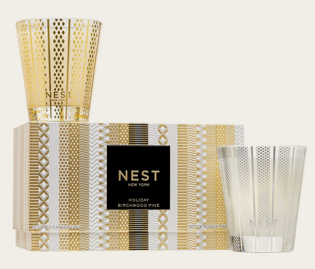Holiday & Birchwood Pine Classic Candle Set