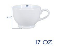 Footed Latte Mug 17 oz