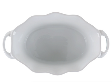 Wavy Oval Baker 2.75 qt