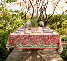 Harvest Pinecone Table Linens