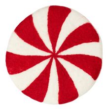 Wool Trivet-Candy Cane