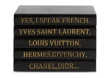 Black Leather Box French Quote