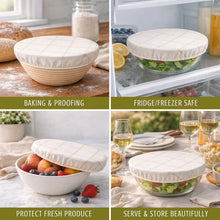 Beeswax Bowl Covers Set/2-10"