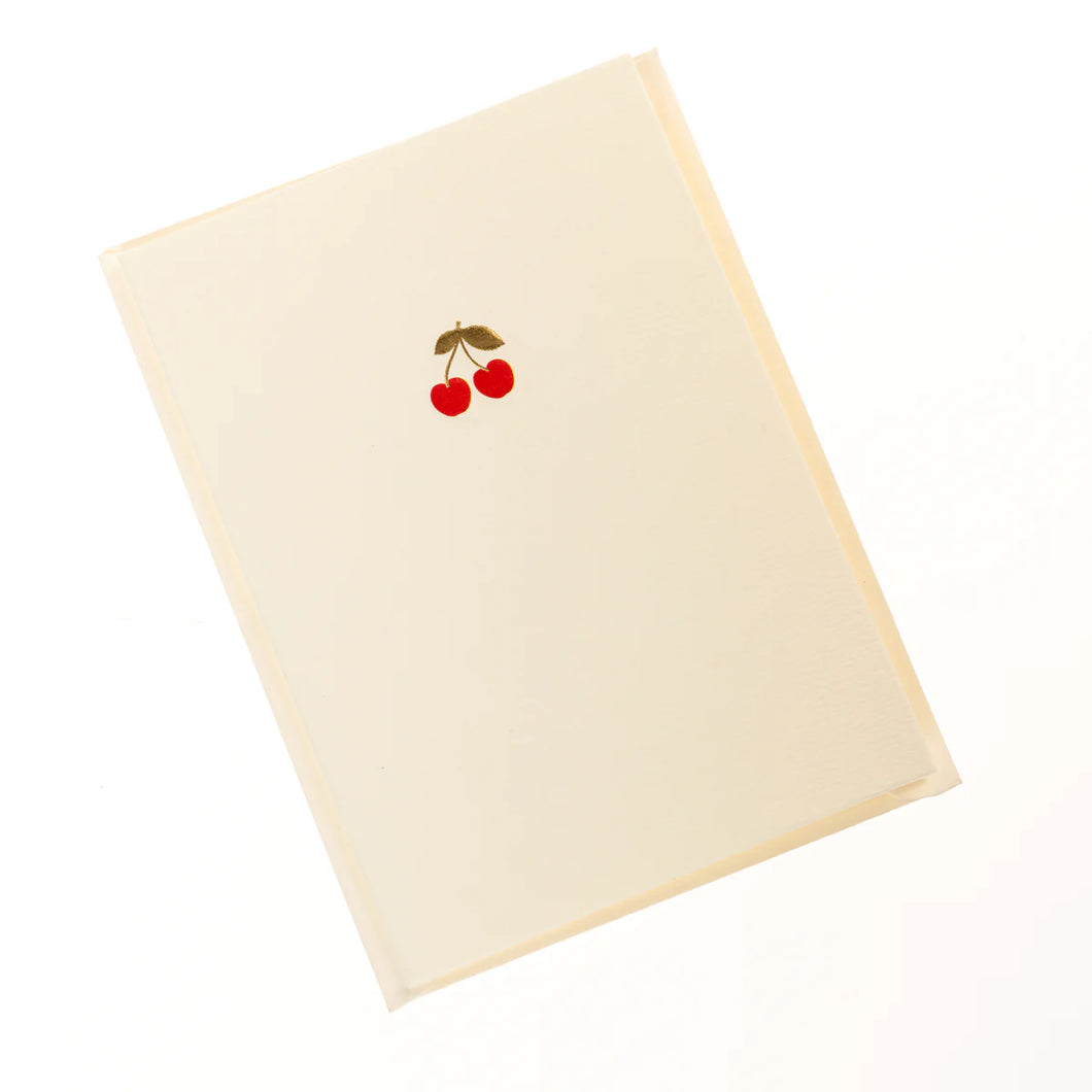 Cherry Notecard