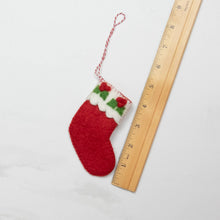 Ornament - Red Felt Christmas Stocking