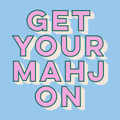 Mahjong Cocktail Funny Napkins | Get Your Mahj On - 20ct