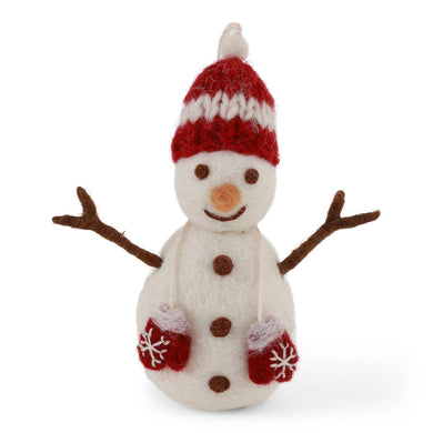 Snowman w/Red Hat & Mittens