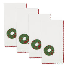 Whip Stitch Wreath Napkin