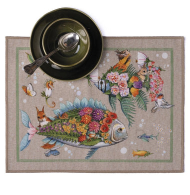 Peciflora Placemat S/2