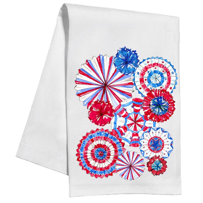Patriotic Pinwheels Towel