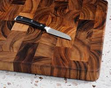 End Grain Cutting Board, Acacia Wood