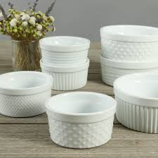 White Textured Ramekin 12 oz