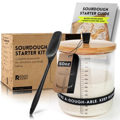 Sourdough Starter Jar Kit with Glass Jar