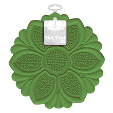 Hot Pad/Trivet, No-Slip Grip, Forest Green