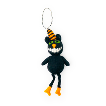 Chaz The Cheshire Cat Fall Eco Wool Ornament (Black)