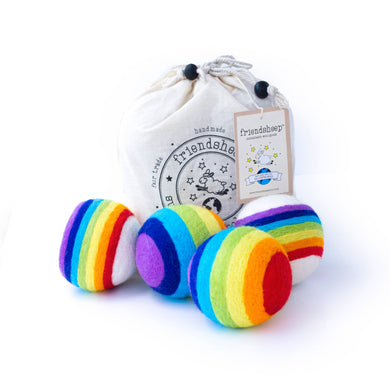 Rainbow Eco Wool Dryer Ball