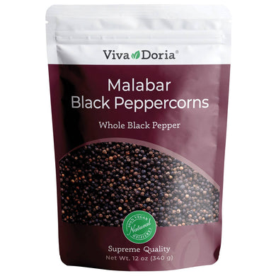 Malabar Peppercorn (Whole Black Pepper) 12 oz