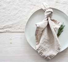 Natural Linen Napkins - Set of 4