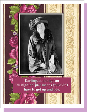 All Nighter Birthday Greeting Card