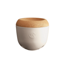 Garlic Storage Pot - Cream
