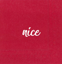 Naughty & Nice Cocktail Napkins