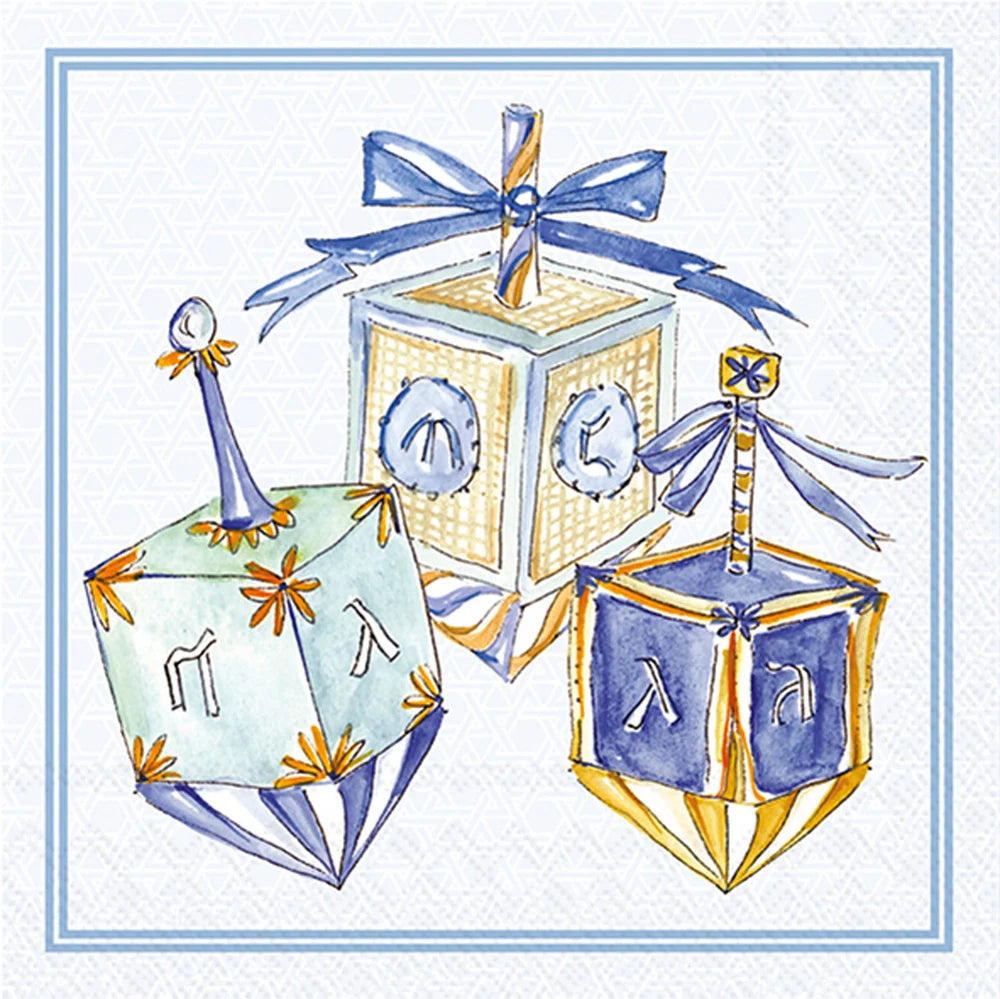 Dreidels Cocktail Napkins