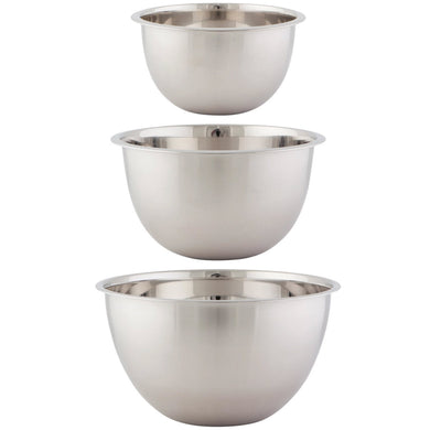 Mixing Bowl Set/3-Silver Matte