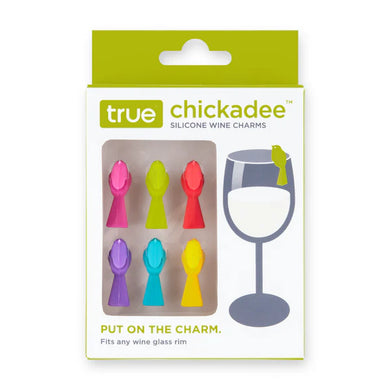 Chickadee Silicone Wine Charms