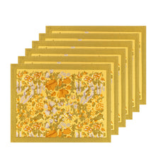 Jardin Mustard & Grey Placemat