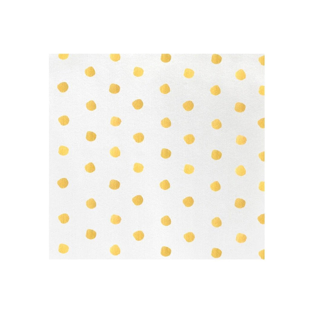 Yellow Dot Dinner Napkins