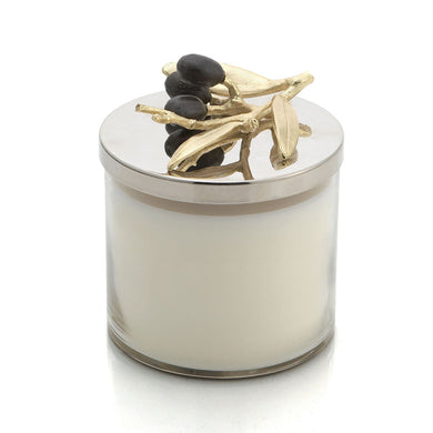 Olive Branch Gold Candle