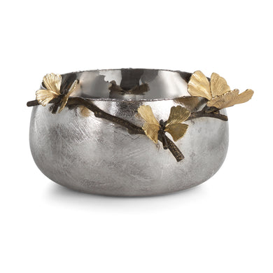 Butterfly Ginkgo Serving Bowl