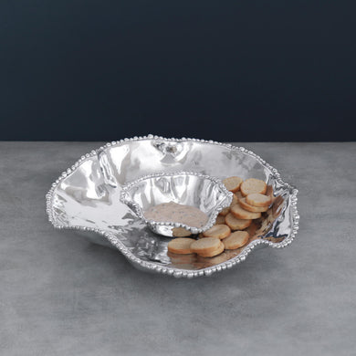 Organic Pearl Onyx Dip Bowl Large