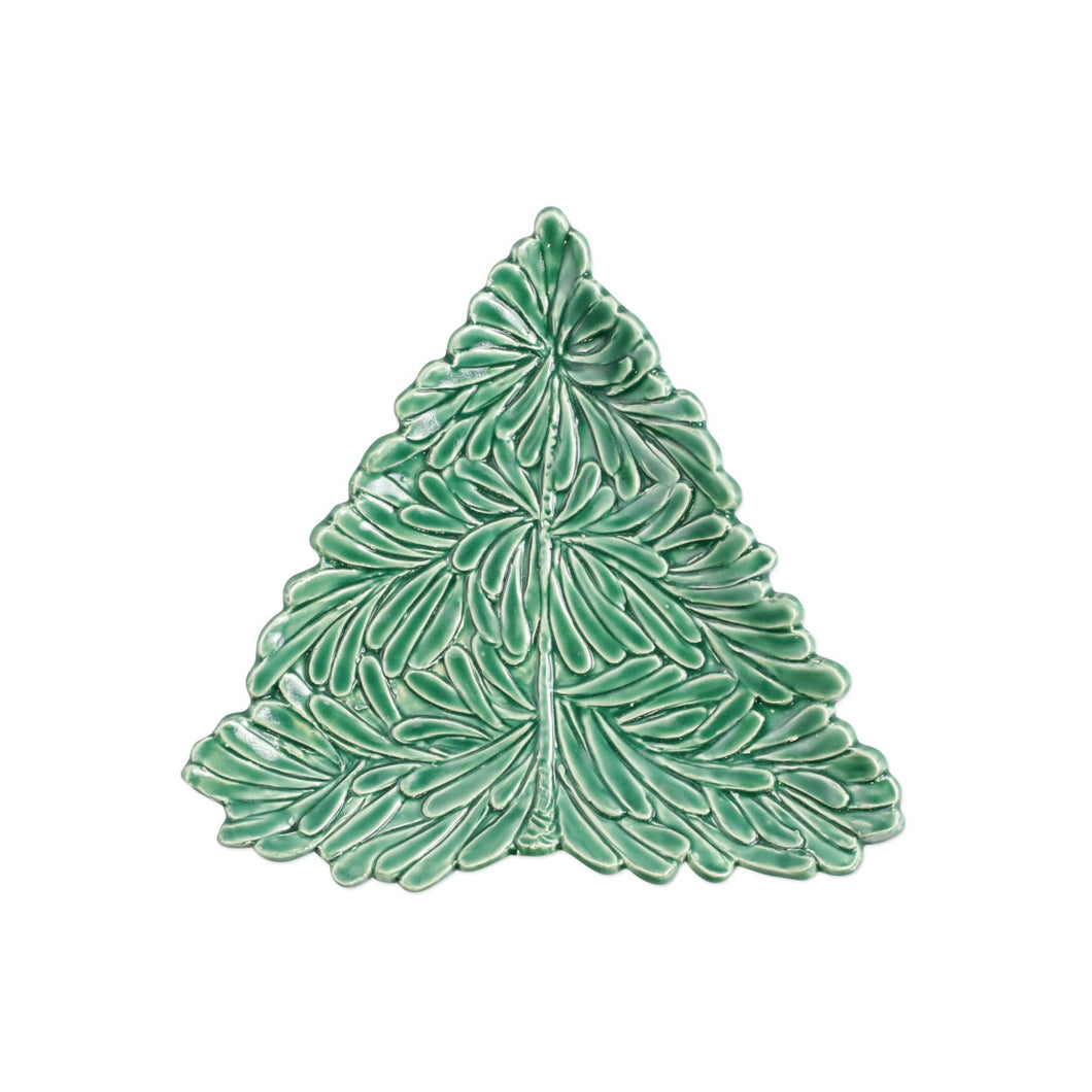 Lastra Holiday Figural Small Tree Plate
