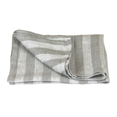 Linen Towel Beige & Linen Stripe