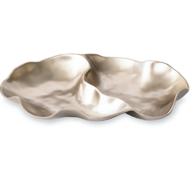 Sierra Modern Onyx Double Dip Gold - Large