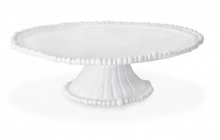 VIDA Alegria Pedestal Cake Plate White