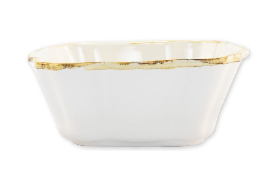 Small White Square Baker