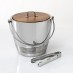 Crafthouse Round Ice Bucket W/Tongs