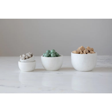 Nesting Marble Bowls Set/4