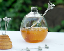 Bee Honey Pot With Spoon