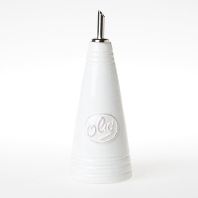 Lastra Olive Oil Bottle White